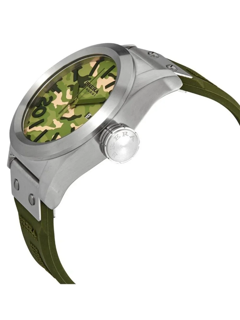 NWT Brera Orologi Eterno Solotempo Quartz Green Dial Men's Watch